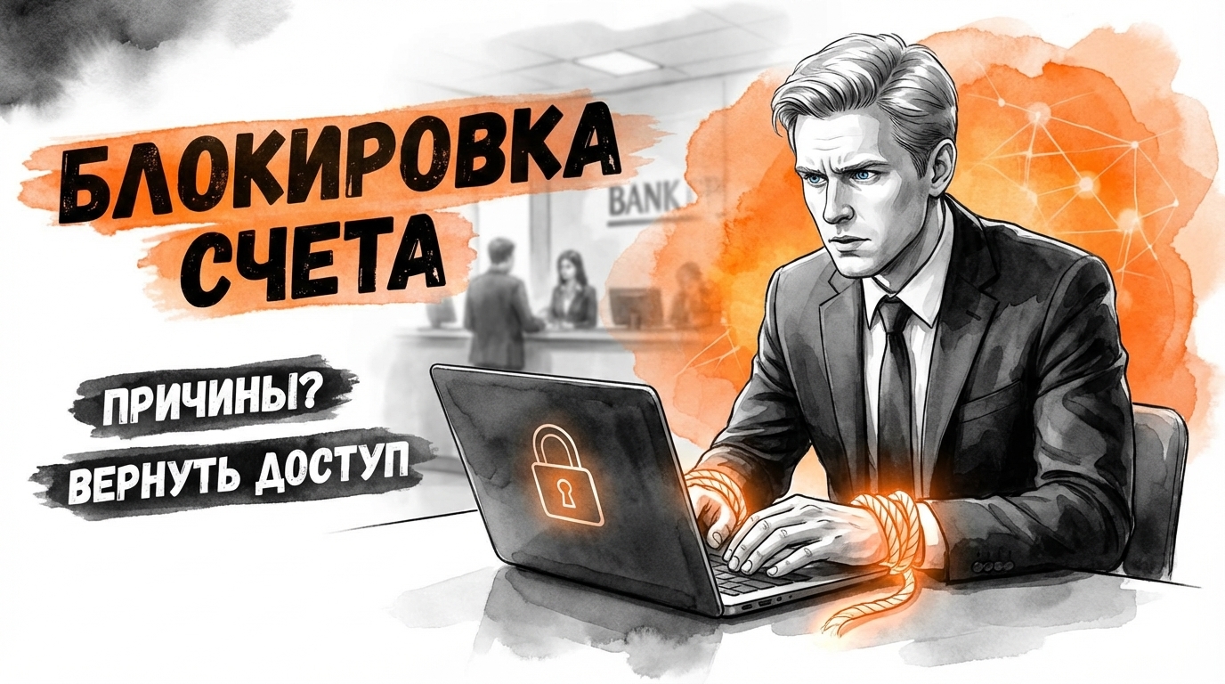 Почему банк блокирует счёт: топ причин и как быстро вернуть доступ