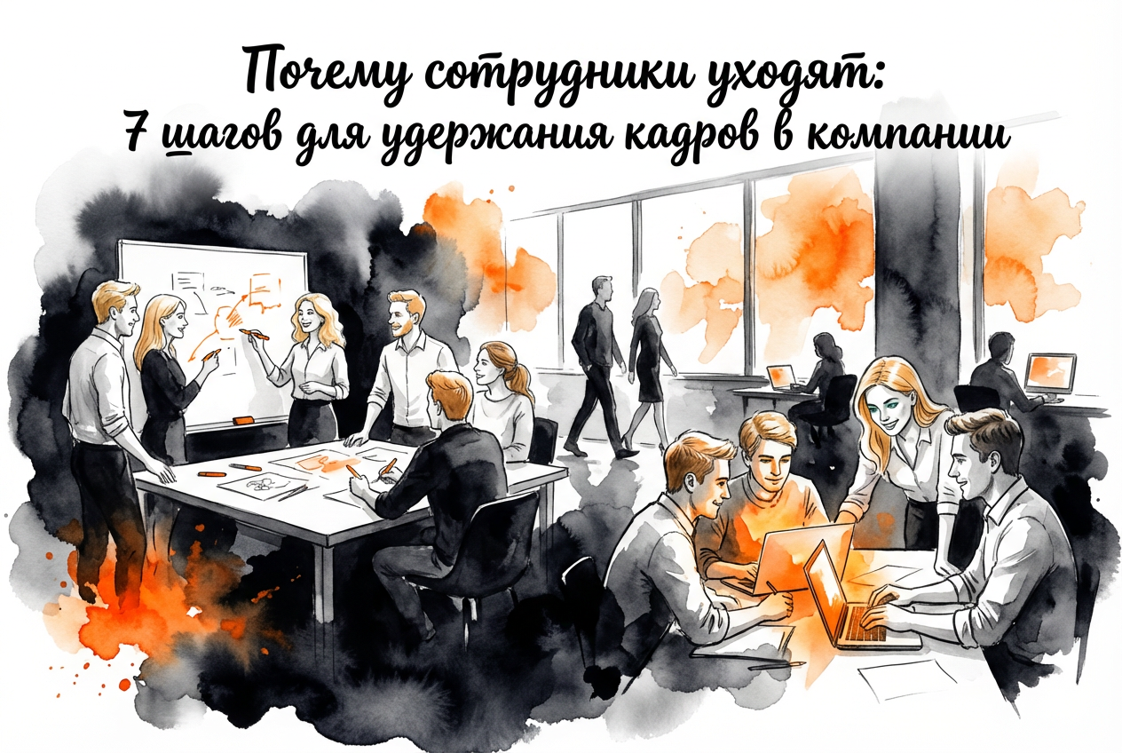Почему сотрудники уходят: 7 шагов для удержания кадров в компании