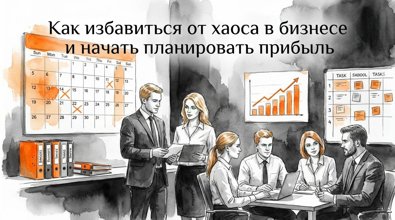 Как избавиться от хаоса в бизнесе и начать планировать прибыль