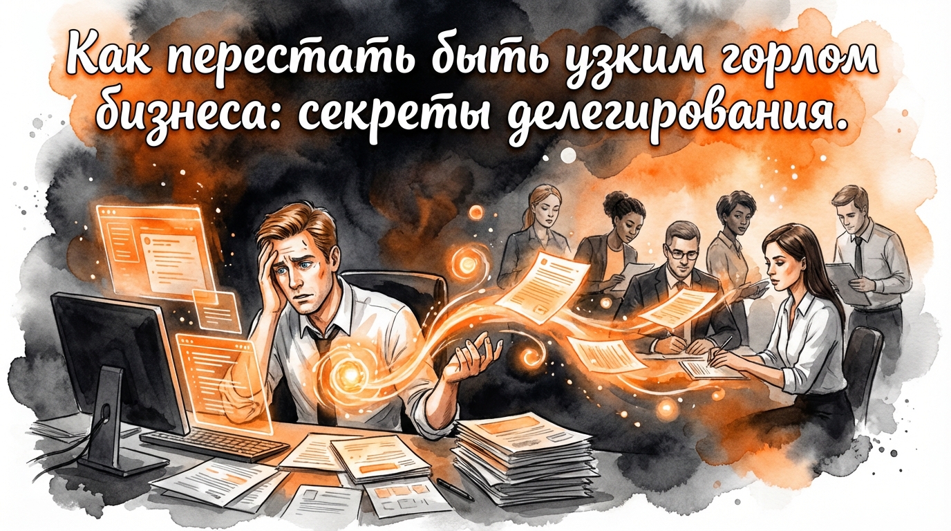 Как перестать быть узким горлом бизнеса: секреты делегирования