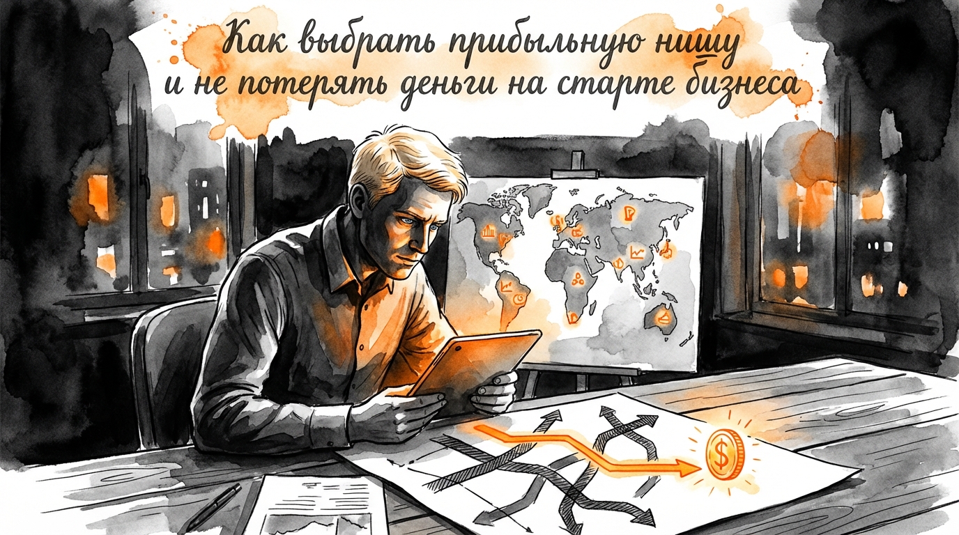 Как выбрать прибыльную нишу и не потерять деньги на старте бизнеса