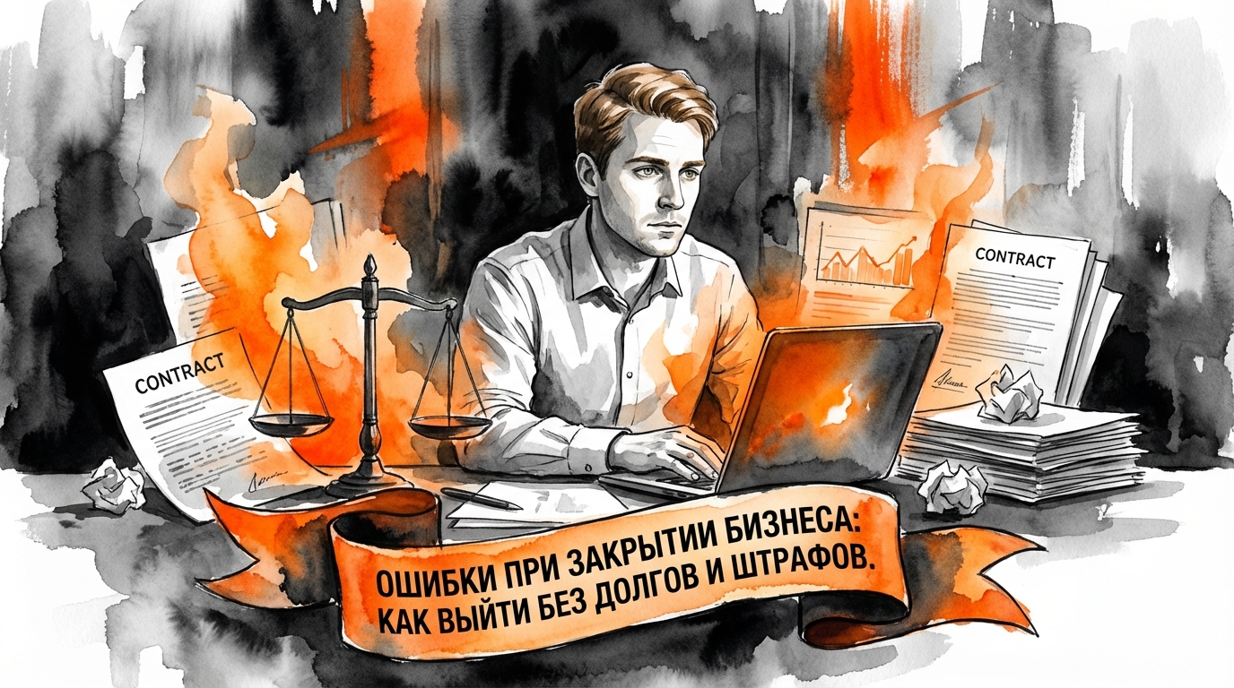 Ошибки при закрытии бизнеса: как оформить выход без долгов и штрафов
